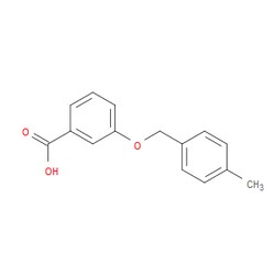 Aobchem&nbsp;3-[(4-Methylphenyl)methoxy]benzoic acid | ≥95% | CAS 307302-08-5 | C15H14O3 | 1g