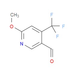 Aobchem&nbsp;6-Methoxy-4-(trifluoromethyl)-3-pyridinecarboxaldehyde | ≥97% | CAS 1005171-85-6 | C8H6F3NO2 | 1g