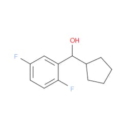 Aobchem&nbsp;-Cyclopentyl-2 5-difluorobenzenemethanol | ≥95% | CAS 1216083-41-8 | C12H14F2O | 500mg