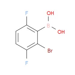 Aobchem&nbsp;2 5-Difluoro-6-bromophenylboronic acid | ≥95% | CAS 1260757-41-2 | C6H4BBrF2O2 | 1g