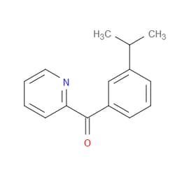 Aobchem&nbsp;[3-(1-Methylethyl)phenyl]-2-pyridinylmethanone | ≥95% | CAS 1443305-72-3 | C15H15NO | 250mg
