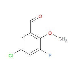 Aobchem&nbsp;5-Chloro-3-fluoro-2-methoxybenzaldehyde | ≥97% | CAS 145742-35-4 | C8H6ClFO2 | 250mg