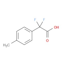 Aobchem&nbsp;2 2-Difluoro-2-(p-tolyl)acetic acid | ≥95% | CAS 131323-10-9 | C9H8F2O2 | 250mg