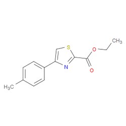 Aobchem&nbsp;Ethyl 4-(p-tolyl)thiazole-2-carboxylate | ≥95% | CAS 53101-01-2 | C13H13NO2S | 500mg