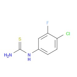 Aobchem&nbsp;1-(4-Chloro-3-fluorophenyl)thiourea | ≥97% | CAS 1247905-10-7 | C7H6ClFN2S | 500mg
