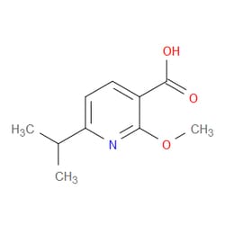 Aobchem&nbsp;2-Methoxy-6-propan-2-ylpyridine-3-carboxylic acid | ≥95% | CAS 1256786-15-8 | C10H13NO3 | 1g