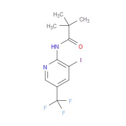 Aobchem&nbsp;N-(3-Iodo-5-(trifluoromethyl)pyridin-2-yl)pivalamide | ≥97% | CAS 1002916-67-7 | C11H12F3IN2O | 1g