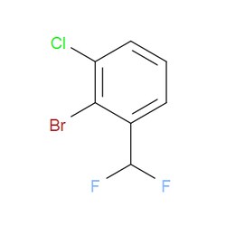 Aobchem Benzene 2-bromo-1-chloro-3-(difluoromethyl)- | ≥97% | CAS 1261512-71-3