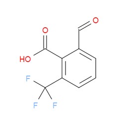 Aobchem&nbsp;2-Formyl-6-(trifluoromethyl)benzoic acid | ≥97% | CAS 1289156-92-8 | C9H5F3O3 | 500mg