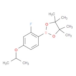 Aobchem&nbsp;2-Fluoro-4-isopropoxyphenylboronic acid pinacol ester | ≥97% | CAS 2121515-28-2 | C15H22BFO3 | 500mg
