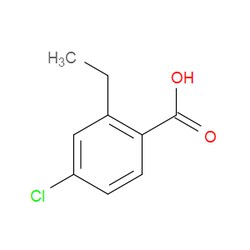 Aobchem&nbsp;4-Chloro-2-ethylbenzoic acid | ≥95% | CAS 58231-16-6 | C9H9ClO2 | 500mg