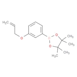 Aobchem&nbsp;4 4 5 5-Tetramethyl-2-[3-(prop-2-en-1-yloxy)phenyl]-1 3 2-dioxaborolane | ≥97% | CAS 1424265-66-6 | C15H21BO3 | 250mg