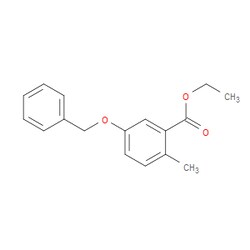 Aobchem&nbsp;5-Benzyloxy-2-methylbenzoic acid ethyl ester | ≥97% | CAS 2221812-01-5 | C17H18O3 | 500mg