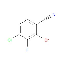 Aobchem&nbsp;2-Bromo-4-chloro-3-fluorobenzonitrile | ≥95% | CAS 1430115-47-1 | C7H2BrClFN | 250mg