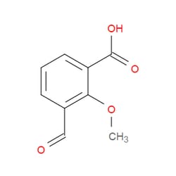 Aobchem&nbsp;3-Formyl-2-methoxybenzoic acid | ≥97% | CAS 1289170-62-2 | C9H8O4 | 250mg