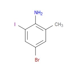 Aobchem&nbsp;4-Bromo-2-iodo-6-methylaniline | ≥97% | CAS 922170-67-0 | C7H7BrIN | 1g