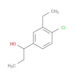 Aobchem&nbsp;1-(4-Chloro-3-ethylphenyl)propan-1-ol | ≥95% | CAS 1314904-50-1 | C11H15ClO | 1g
