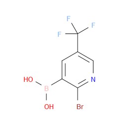 Aobchem&nbsp;2-Bromo-5-(trifluoromethyl)pyridine-3-boronic acid | ≥97% | CAS 2377606-29-4 | C6H4BBrF3NO2 | 1g