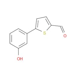 Aobchem&nbsp;5-(3-Hydroxyphenyl)-2-thiophenecarboxaldehyde | ≥95% | CAS 893740-93-7 | C11H8O2S | 500mg
