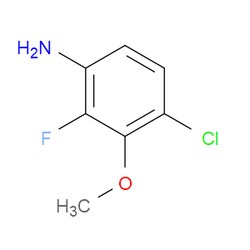 Aobchem&nbsp;4-Chloro-2-fluoro-3-methoxybenzenamine | ≥95% | CAS 1323966-39-7 | C7H7ClFNO | 1g