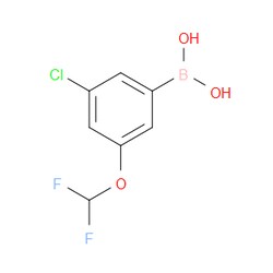Aobchem&nbsp;[3-Chloro-5-(difluoromethoxy)phenyl]boronic acid | ≥95% | CAS 2377611-72-6 | C7H6BClF2O3 | 250mg