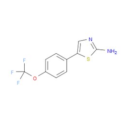 Aobchem&nbsp;5-(4-(Trifluoromethoxy)phenyl)thiazol-2-amine | ≥97% | CAS 1183699-24-2 | C10H7F3N2OS | 1g
