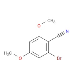 Aobchem&nbsp;2-Bromo-4 6-dimethoxybenzonitrile | ≥97% | CAS 62827-45-6 | C9H8BrNO2 | 250mg