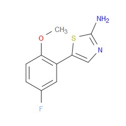 Aobchem&nbsp;5-(5-Fluoro-2-methoxyphenyl)thiazol-2-amine | ≥97% | CAS 1182774-94-2 | C10H9FN2OS | 1g
