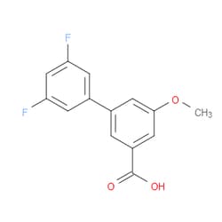 Aobchem&nbsp;3  5 -Difluoro-5-methoxy[1 1 -biphenyl]-3-carboxylic acid | ≥95% | CAS 1261903-90-5 | C14H10F2O3 | 1g