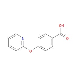 Aobchem&nbsp;4-(Pyridin-2-yloxy)benzoic acid | ≥95% | CAS 51363-00-9 | C12H9NO3 | 250mg