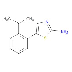Aobchem&nbsp;5-(2-Isopropylphenyl)thiazol-2-amine | ≥97% | CAS 1880314-76-0 | C12H14N2S | 250mg