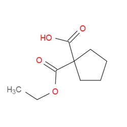 Aobchem&nbsp;1-Ethyl 1 1-cyclopentanedicarboxylate | ≥95% | CAS 54378-87-9 | C9H14O4 | 1g