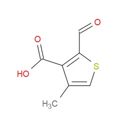 Aobchem&nbsp;2-Formyl-4-methylthiophene-3-carboxylic acid | ≥97% | CAS 2167543-72-6 | C7H6O3S | 1g