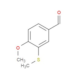 Aobchem&nbsp;4-Methoxy-3-(methylthio)benzaldehyde | ≥97% | CAS 75889-55-3 | C9H10O2S | 250mg