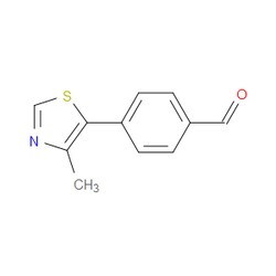 Aobchem&nbsp;4-(4-Methyl-5-thiazolyl)benzaldehyde | ≥95% | CAS 1330767-26-4 | C11H9NOS | 250mg