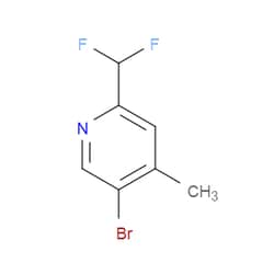 Aobchem&nbsp;5-Bromo-2-(difluoromethyl)-4-methylpyridine | ≥95% | CAS 1805200-80-9 | C7H6BrF2N | 500mg