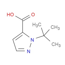 Aobchem&nbsp;1-(Tert-butyl)-1H-pyrazole-5-carboxylic acid | ≥97% | CAS 1503816-02-1 | C8H12N2O2 | 500mg