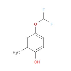 Aobchem&nbsp;4-(Difluoromethoxy)-2-methylphenol | ≥95% | CAS 1101062-02-5 | C8H8F2O2 | 500mg