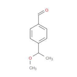 Aobchem&nbsp;4-(1-Methoxyethyl)benzaldehyde | ≥97% | CAS 1351385-60-8 | C10H12O2 | 1g