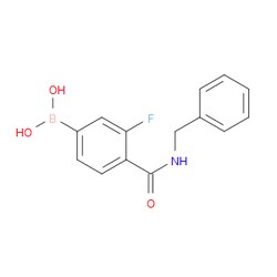 Aobchem&nbsp;4-(Benzylcarbamoyl)-3-fluorophenylboronic acid | ≥97% | CAS 874289-19-7 | C14H13BFNO3 | 250mg