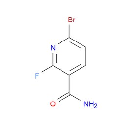 Aobchem&nbsp;6-Bromo-2-fluoro-3-pyridinecarboxamide | ≥97% | CAS 2350291-20-0 | C6H4BrFN2O | 250mg