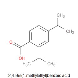 Aobchem&nbsp;2 4-Bis(1-methylethyl)benzoic acid | ≥95% | CAS 108961-55-3 | C13H18O2 | 1g
