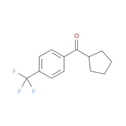 Aobchem&nbsp;Cyclopentyl(4-(trifluoromethyl)phenyl)methanone | ≥95% | CAS 578027-07-3 | C13H13F3O | 500mg
