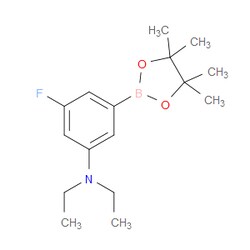 Aobchem&nbsp;3-Fluoro-N N-diethyl-5-(4 4 5 5-tetramethyl-1 3 2-dioxaborolan-2-yl)aniline | ≥97% | CAS 2121511-42-8 | C16H25BFNO2 | 1g