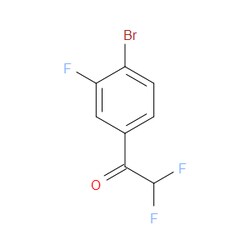 Aobchem&nbsp;1-(4-Bromo-3-fluorophenyl)-2 2-difluoroethanone | ≥95% | CAS 1823323-06-3 | C8H4BrF3O | 1g