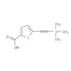 Aobchem&nbsp;5-[2-(Trimethylsilyl)ethynyl]-2-thiophenecarboxylic acid | ≥95% | CAS 2548507-71-5 | C10H12O2SSi | 500mg