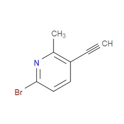 Aobchem&nbsp;6-Bromo-3-ethynyl-2-methylpyridine | ≥95% | CAS 1823968-85-9 | C8H6BrN | 250mg
