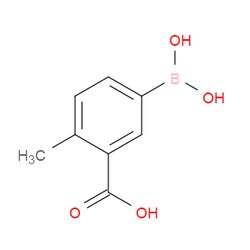 Aobchem&nbsp;3-Carboxy-4-methylphenylboronic acid | ≥97% | CAS 1256346-18-5 | C8H9BO4 | 250mg