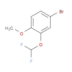 Aobchem&nbsp;4-Bromo-2-(difluoromethoxy)-1-methoxybenzene | ≥95% | CAS 1261818-69-2 | C8H7BrF2O2 | 250mg