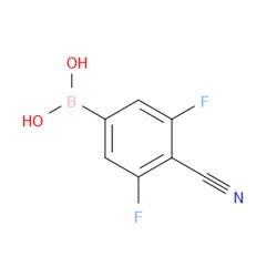 Aobchem&nbsp;4-Cyano-3 5-difluorophenylboronic acid | ≥97% | CAS 861710-03-4 | C7H4BF2NO2 | 500mg
